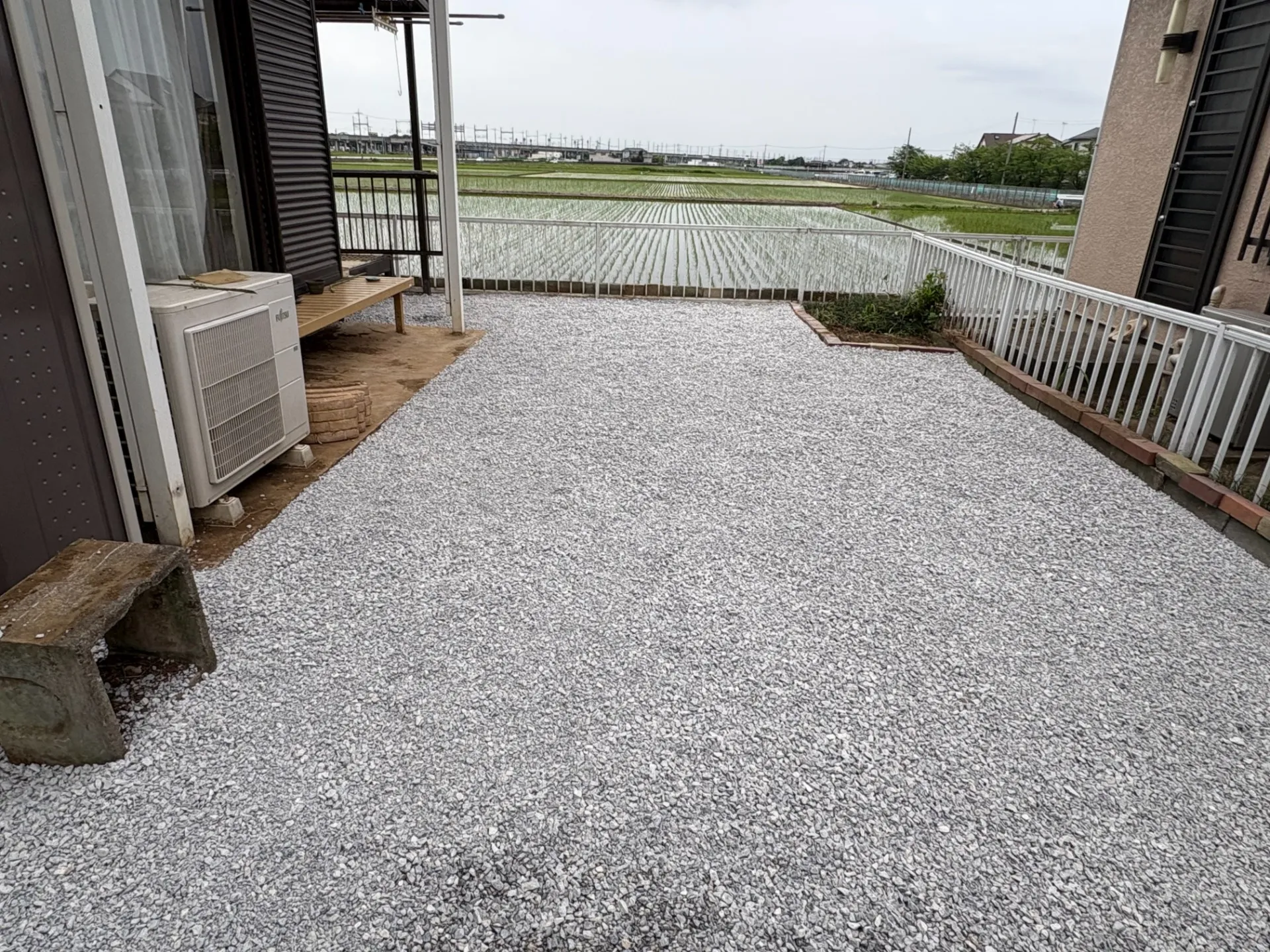 埼玉県鴻巣市　K様邸　樹木伐採工事・砕石敷均し工事