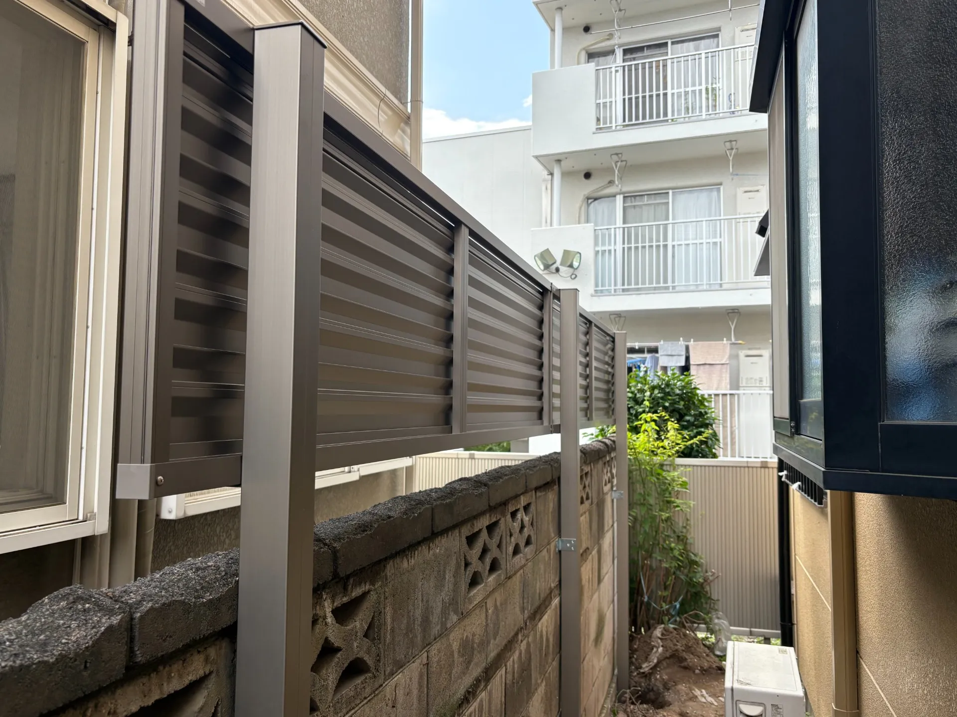 埼玉県鴻巣市　Ｈ様邸　フェンス取付工事